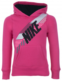 Джемпер для девочек Nike YA76 Brushed Fleece Over-the-Head Graphic